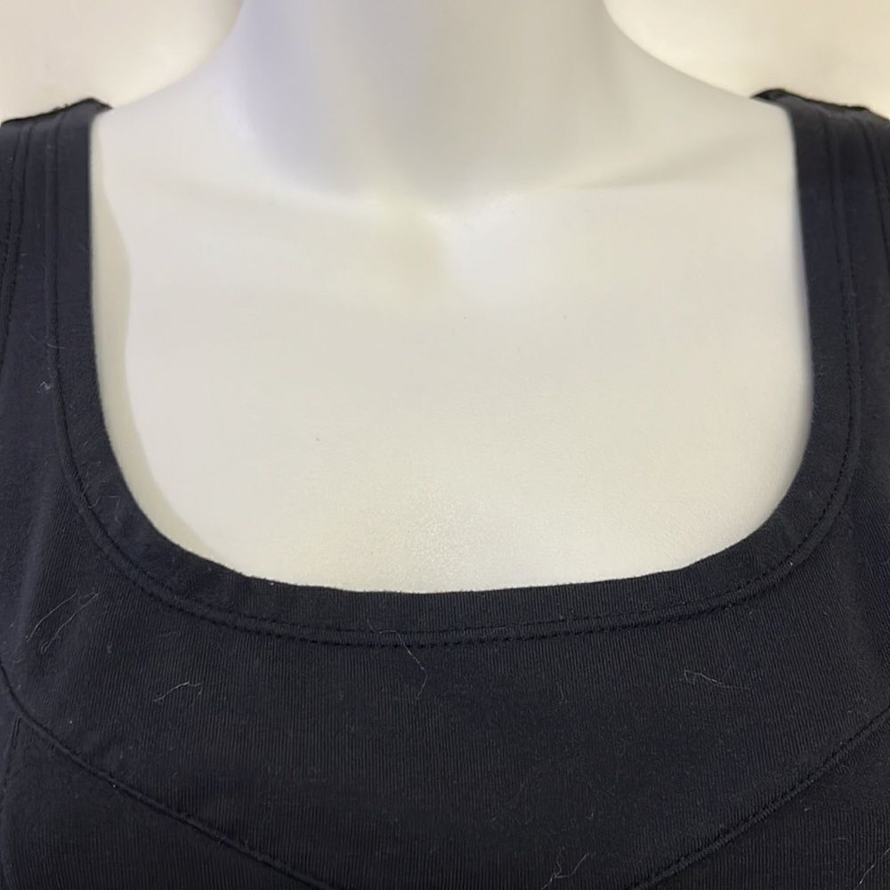 Athleta Black Sleeveless Tenniscore Athletic Mini Pullover Pleated Dress-Small - Picture 8 of 11